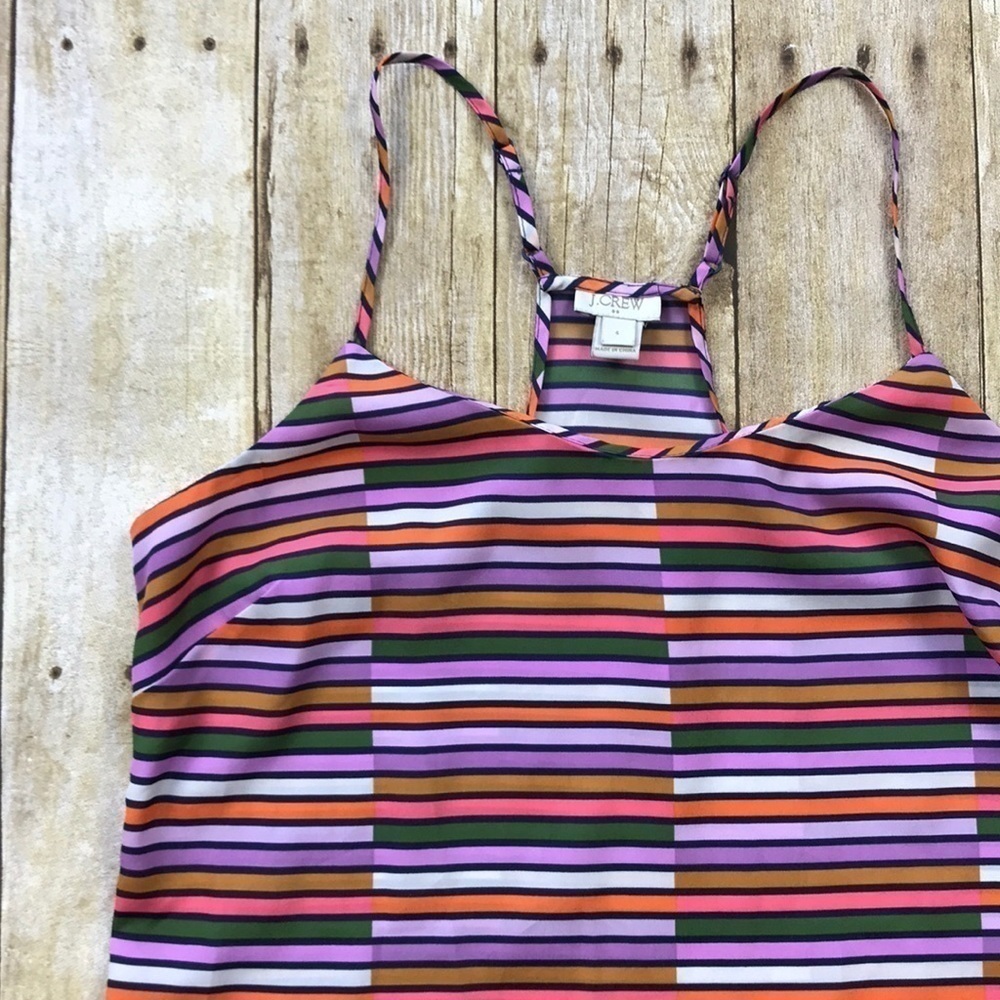 J. Crew Striped Racerback Tank - Picture 2 of 8